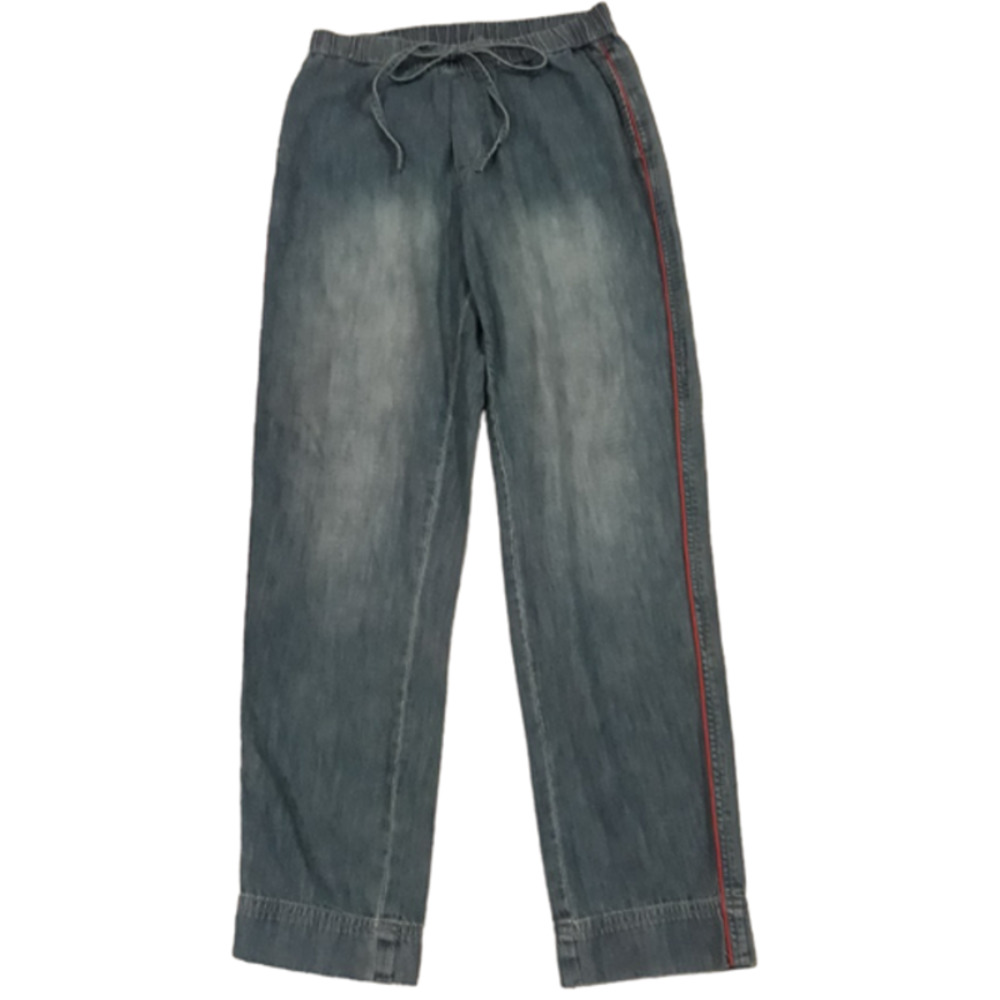 Sundry Faux drawstring elastic waist band jeans Women size O